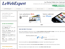 Tablet Screenshot of lewebexpert.com